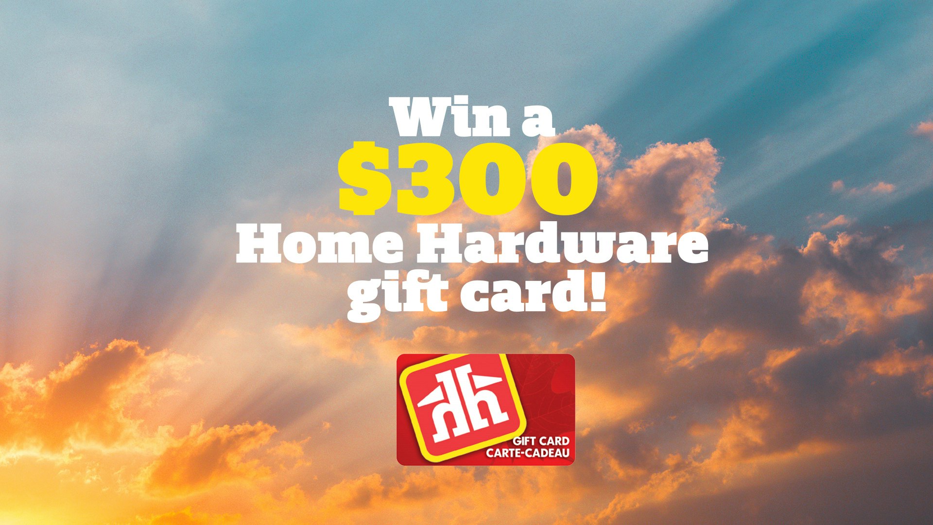 online contests, sweepstakes and giveaways - Win A $300 Home Hardware Gift Card with Cottage Life!